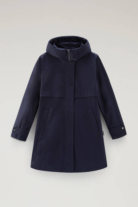 Havice Lightweight Parka in Best Cotton Blue photo 2 | Woolrich