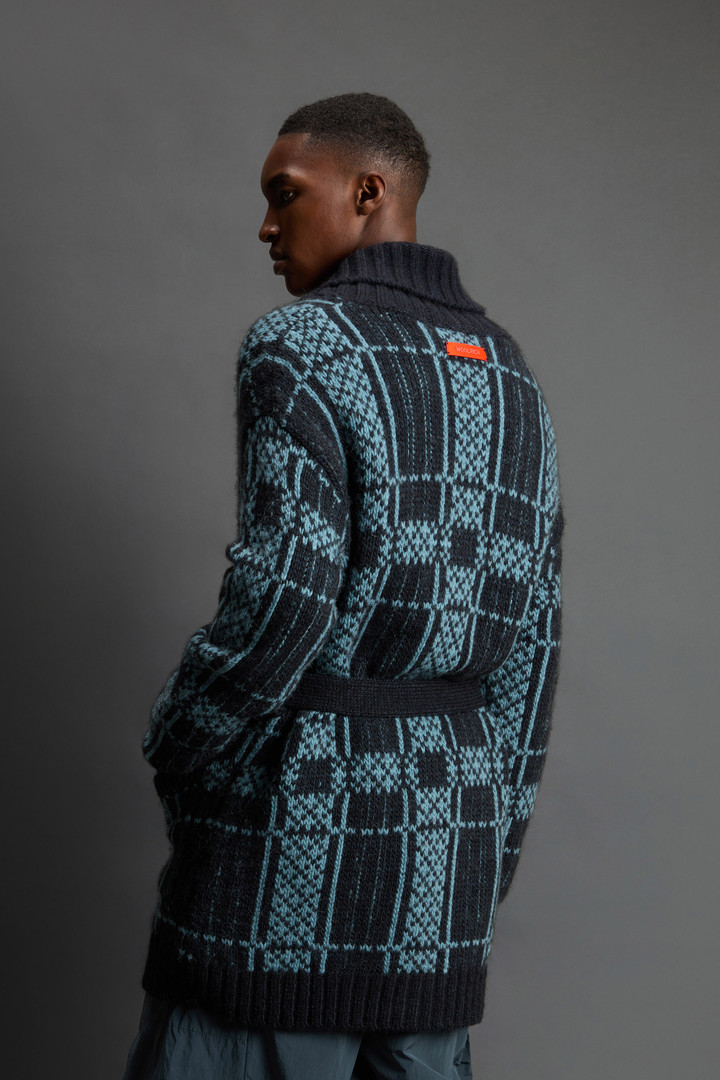 Cardigan in misto lana e alpaca by Todd Snyder Blu photo 3 | Woolrich