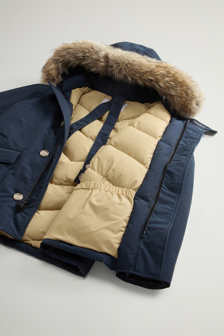 Arctic Anorak in Ramar Cloth with Detachable Fur Blue photo 9 | Woolrich