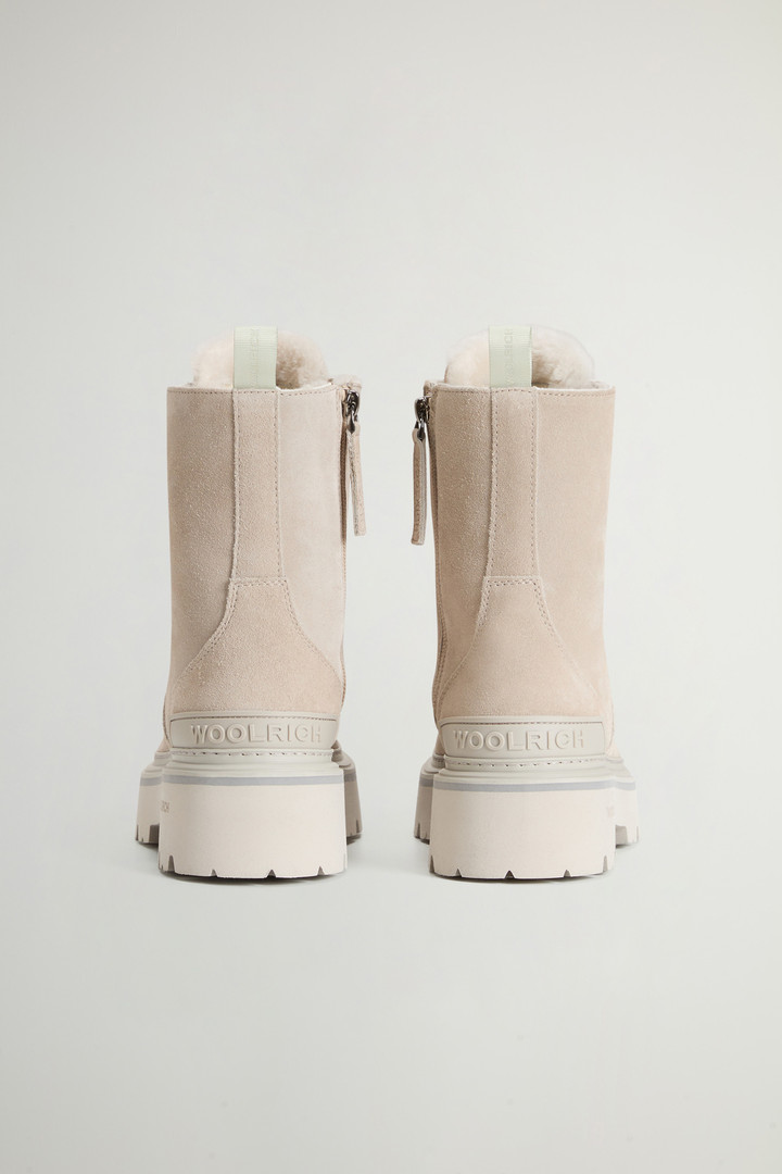 Suede Logger Combat Boots Beige photo 3 | Woolrich