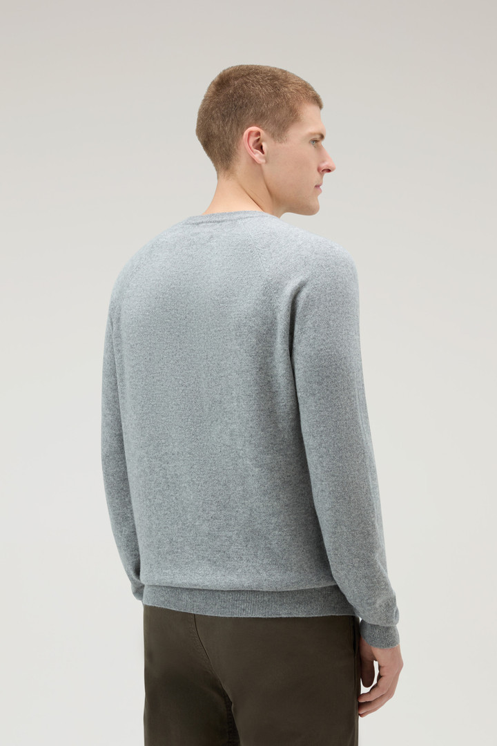 Luxe Crewneck Sweater in Pure Cashmere Gray photo 3 | Woolrich