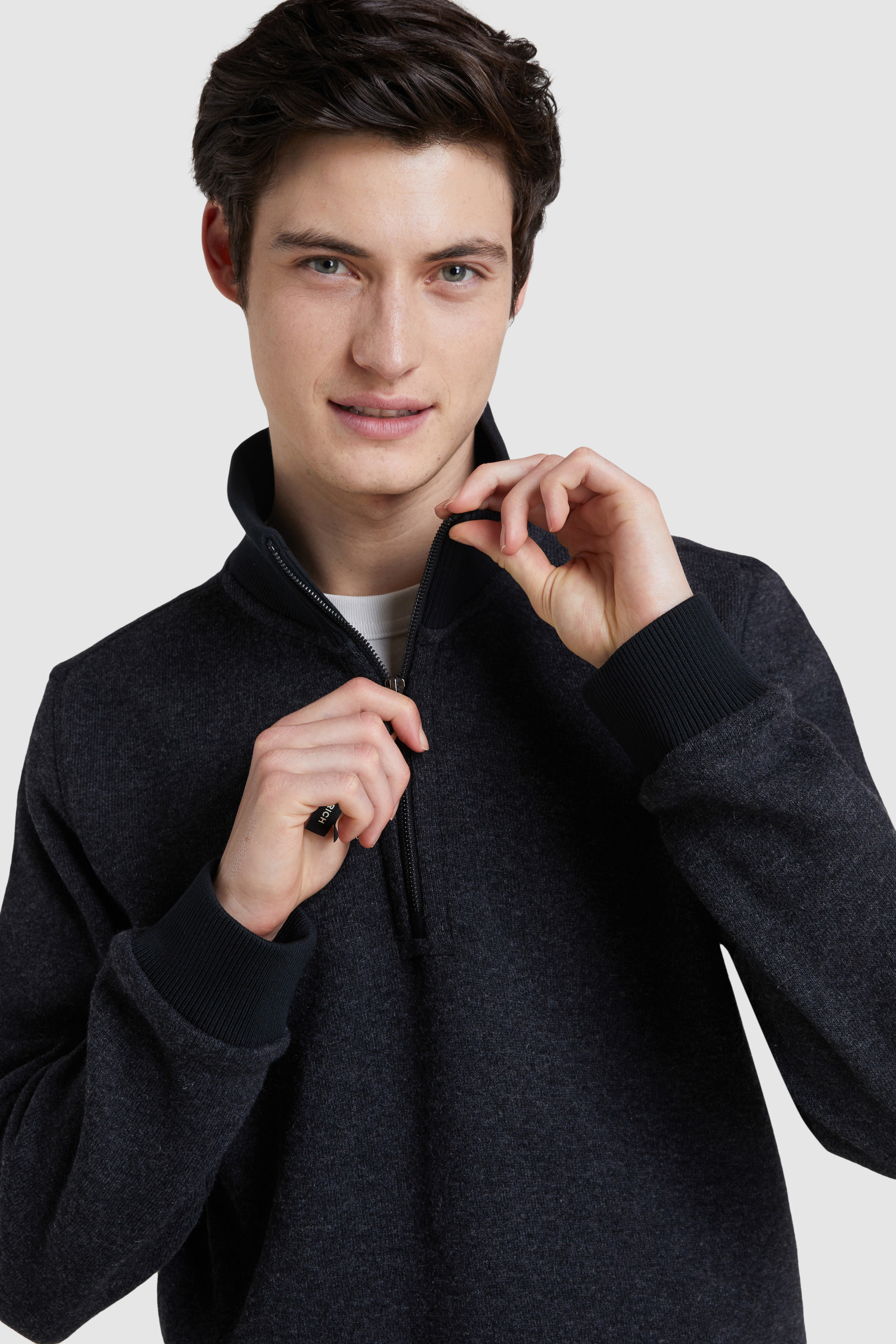 Pullover Glacier in misto lana cotone