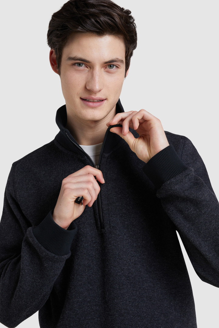 Pullover Glacier in misto lana cotone