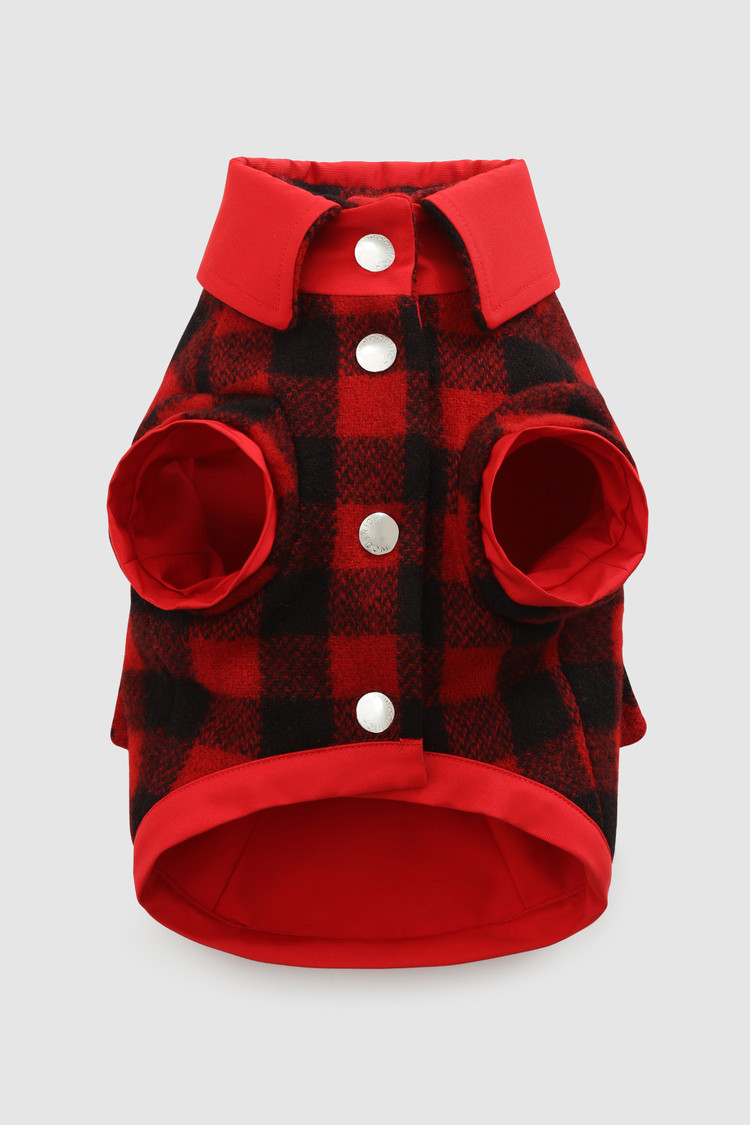 Temellini / Woolrich overhemd Buffalo Check kleine hond