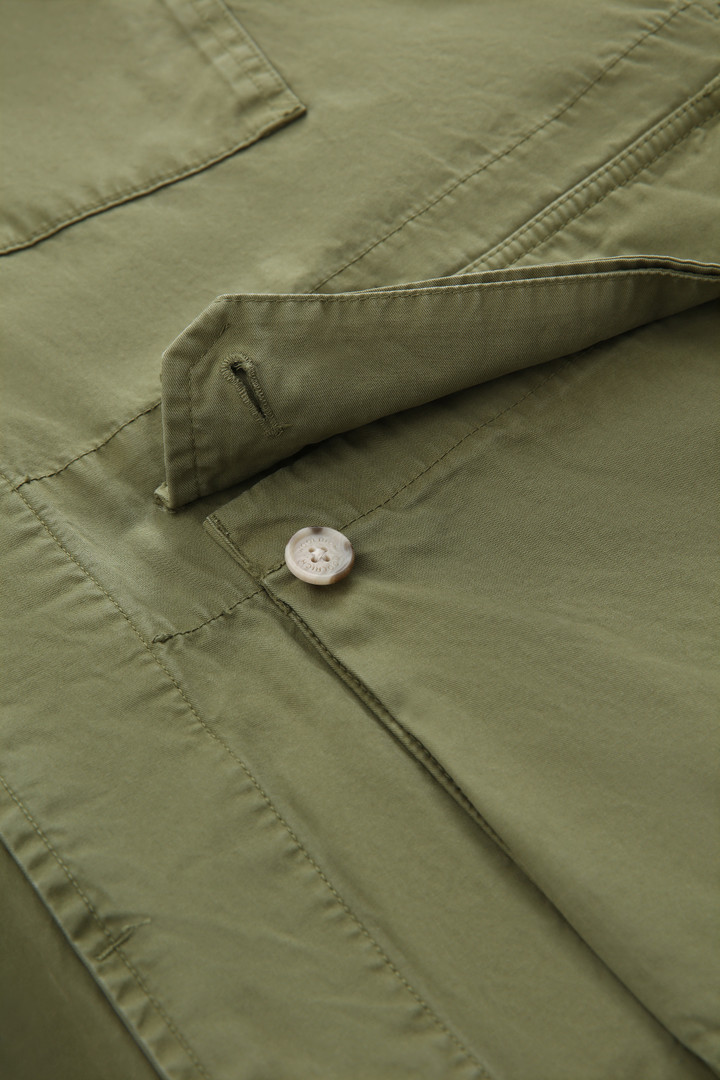 Crew Field Jacket in Soft Garment-Dyed Cotton Green photo 8 | Woolrich