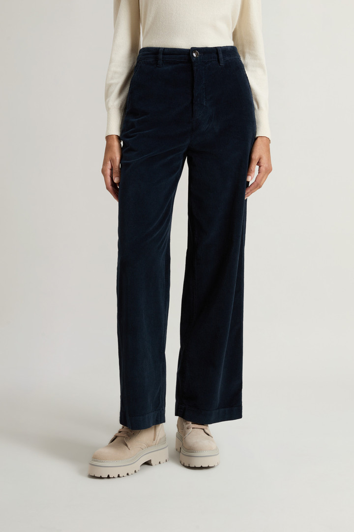 Garment-Dyed Corduroy Pants Blue photo 2 | Woolrich