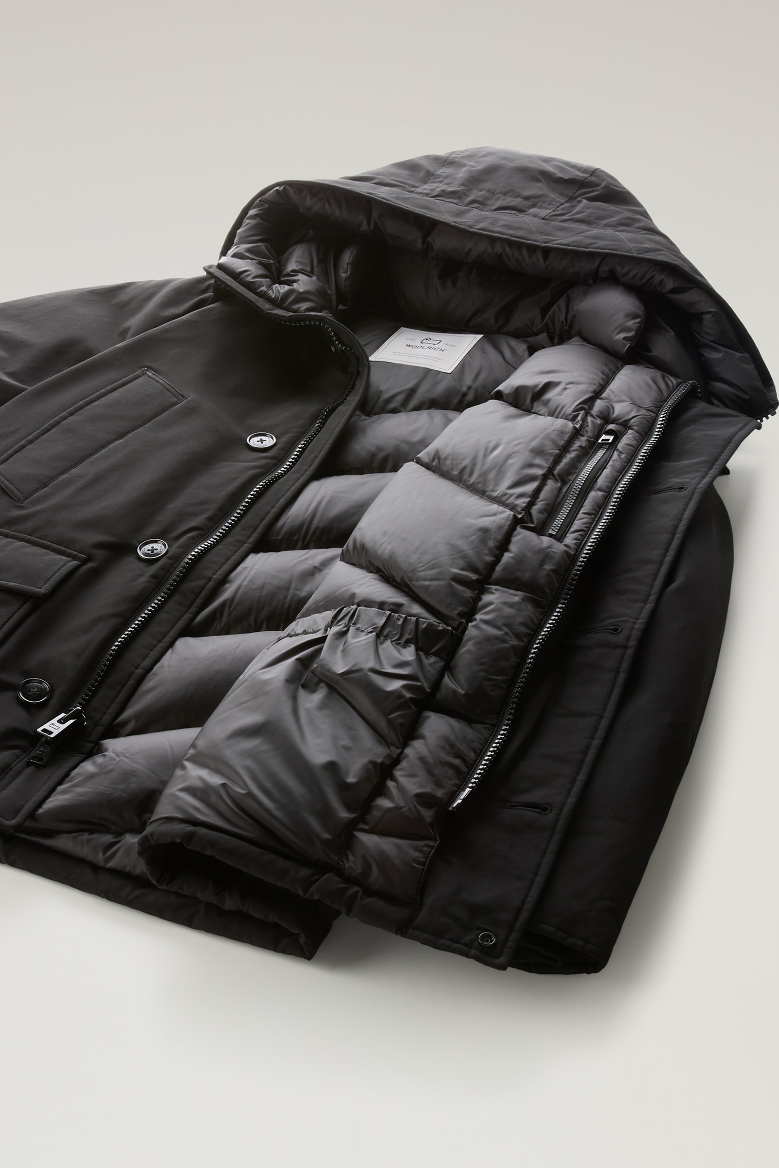 Arctic Anorak aus Ramar Cloth schwarz photo 10 | Woolrich