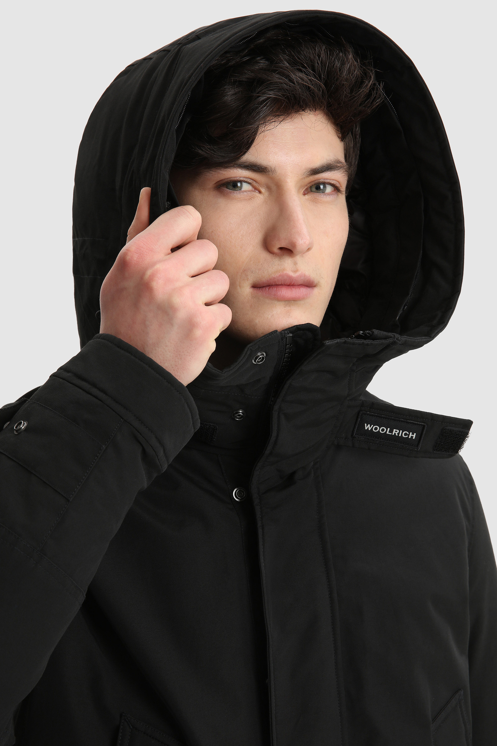 Polar Parka con collo alto e pelliccia removibile