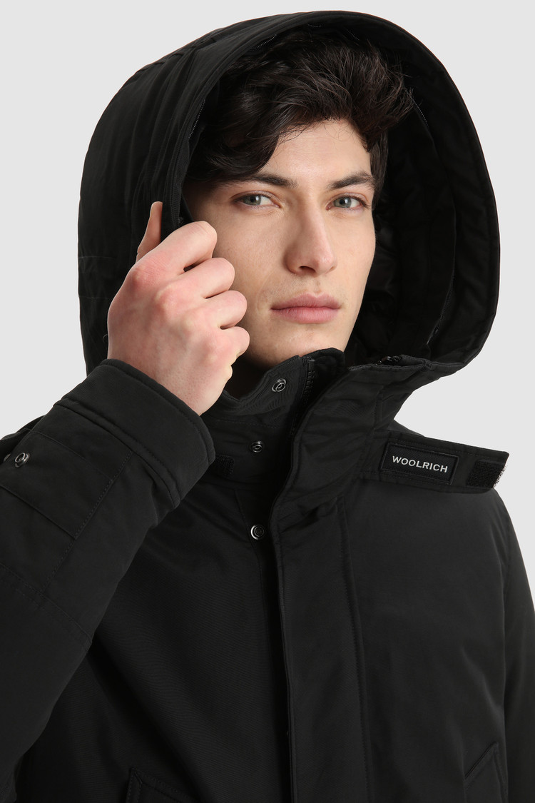 Polar Parka con collo alto e pelliccia removibile