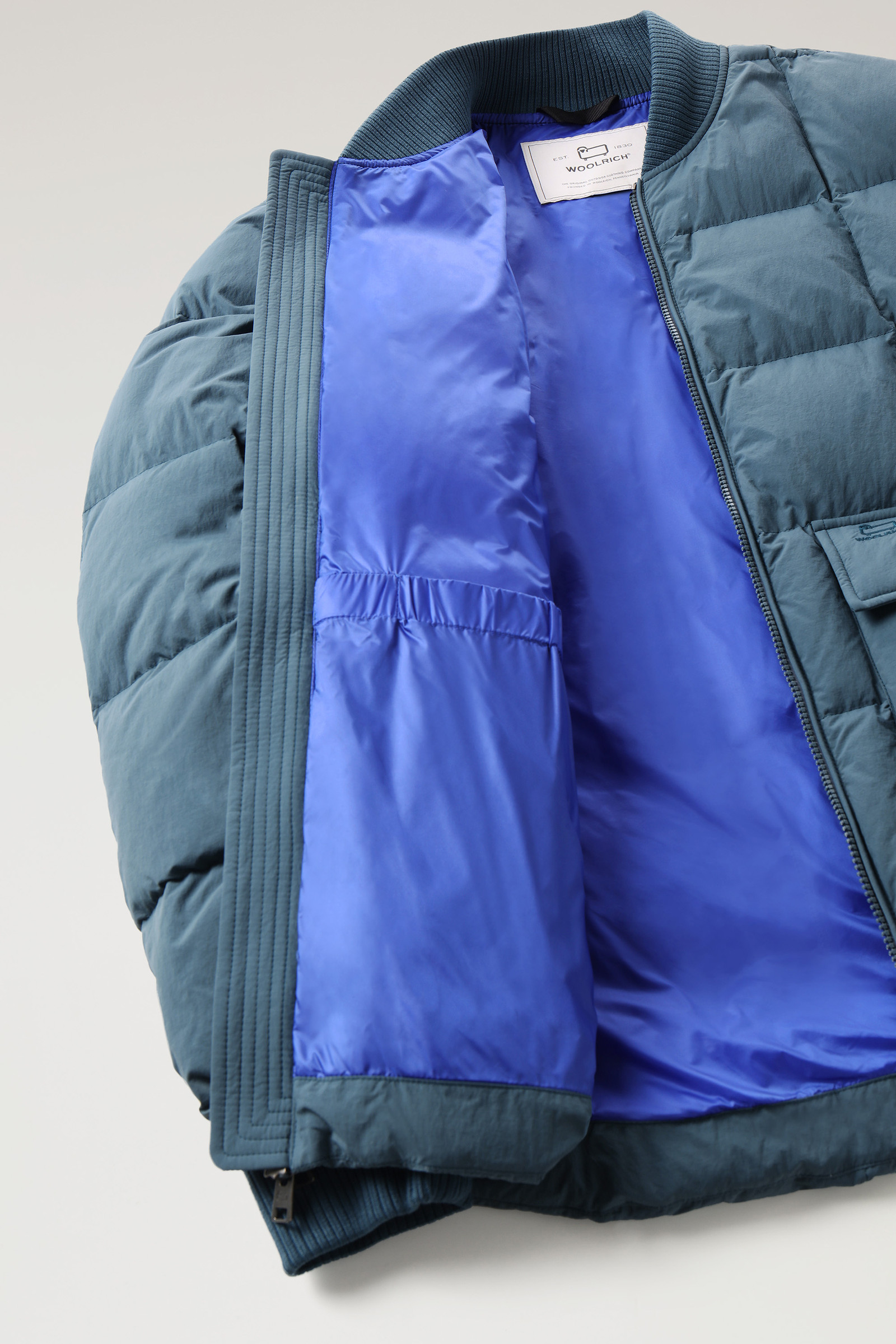 Heritage Terrain Bomber in Taslan Nylon Blue photo 9 | Woolrich