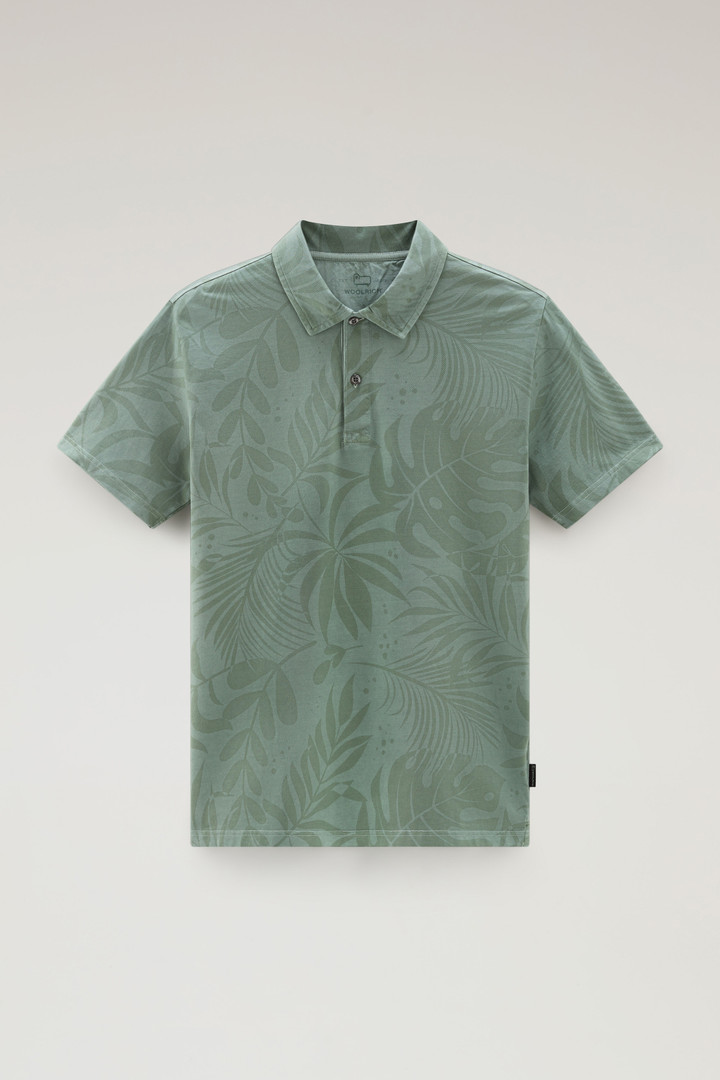 TROPICAL OVERDYED POLO Grün photo 5 | Woolrich