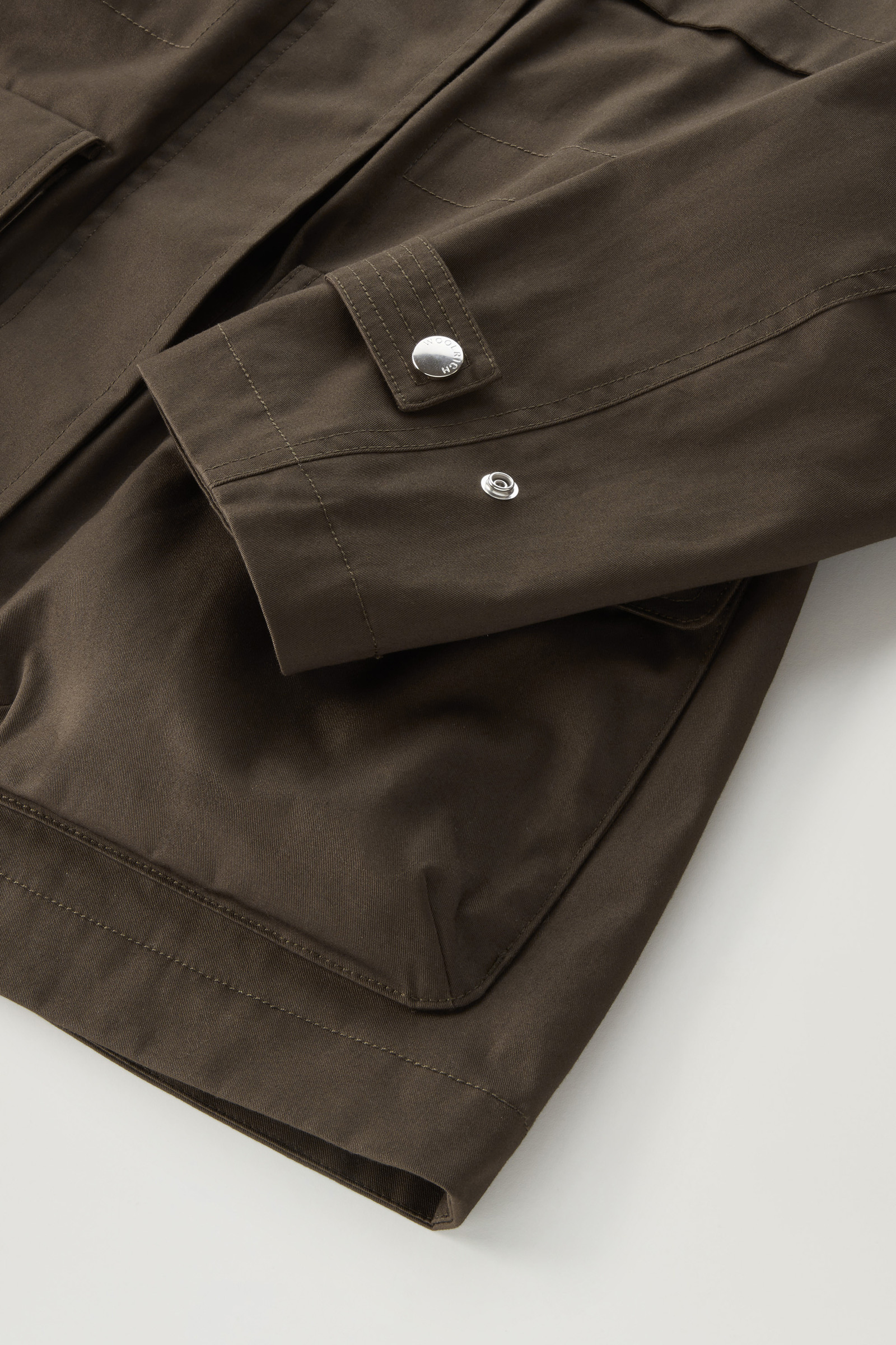 Havice Field Jacket with Foldable Hood Green photo 9 | Woolrich