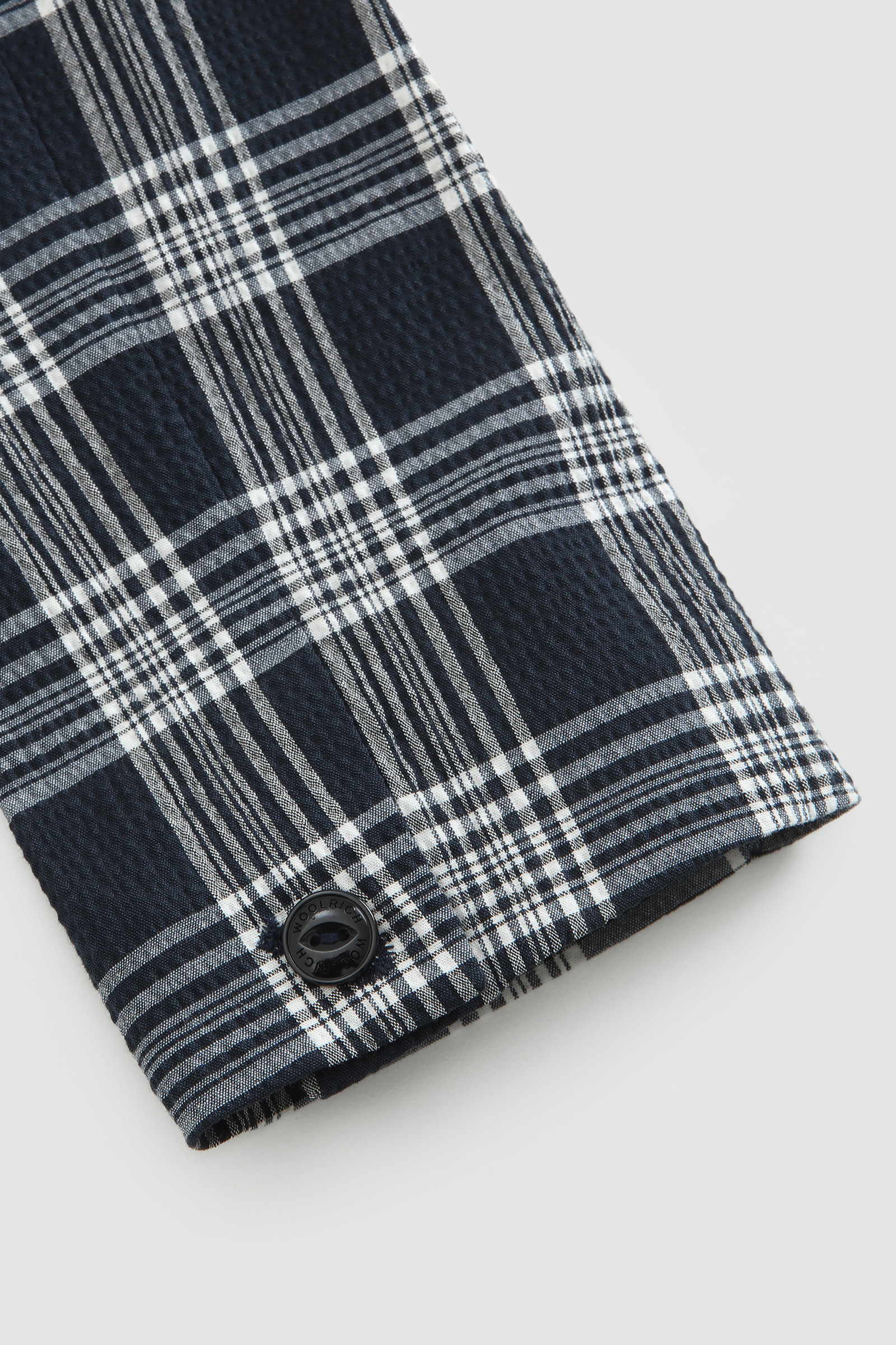 Seersucker Cotton Blazer Blue photo 6 | Woolrich