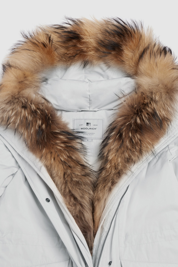Military Parka with racoon fur