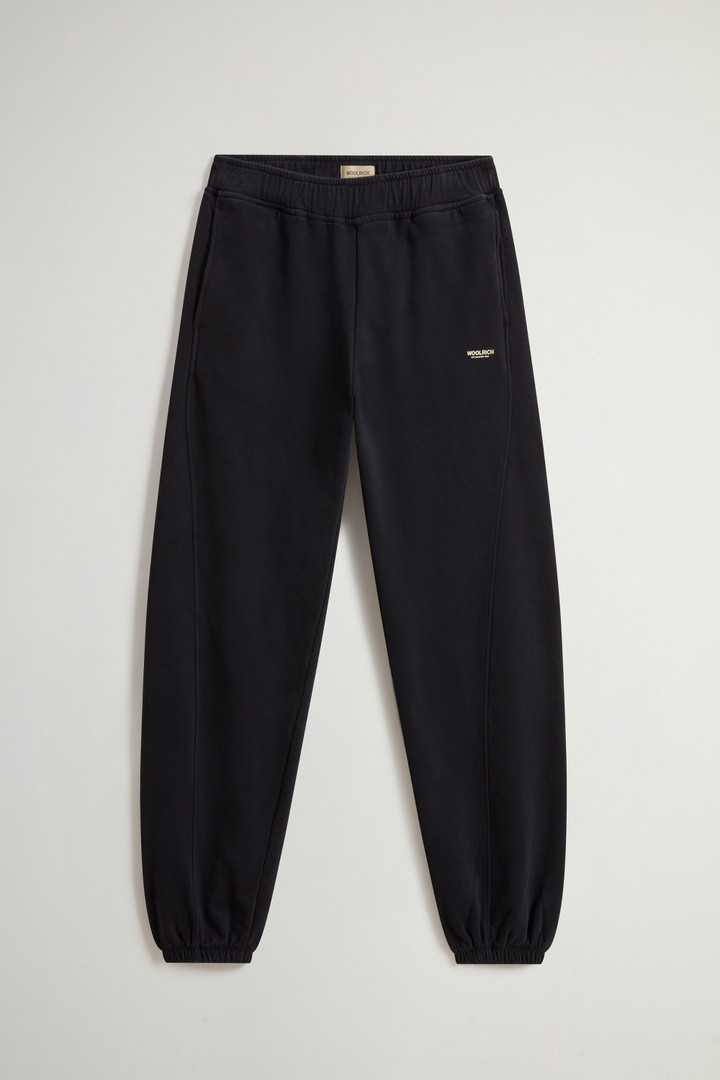 Hose aus angerauter reiner Baumwolle Schwarz photo 3 | Woolrich