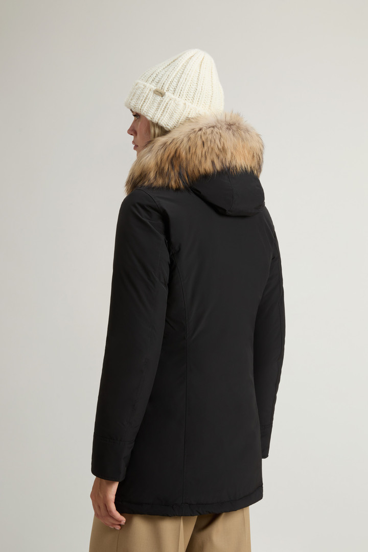 Arctic Parka van Urban Touch met afneembaar bont Zwart photo 3 | Woolrich