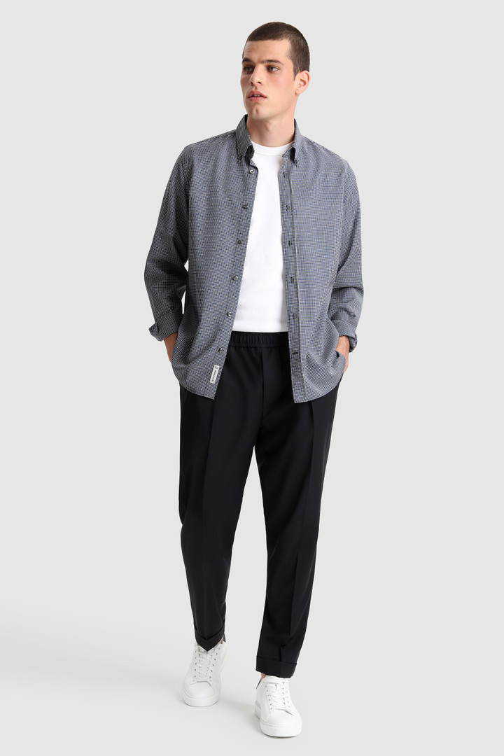 Cool wool shirt Blue photo 2 | Woolrich