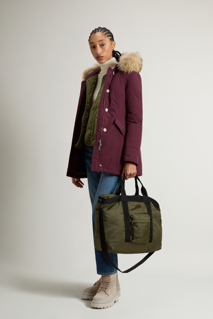 Borsa tote in nylon Ripstop con tracolla rimovibile Verde photo 7 | Woolrich