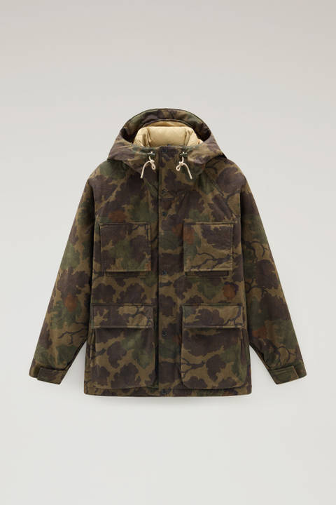 Mitchell Camo Jacket in Ripstop Cotton Green photo 2 | Woolrich