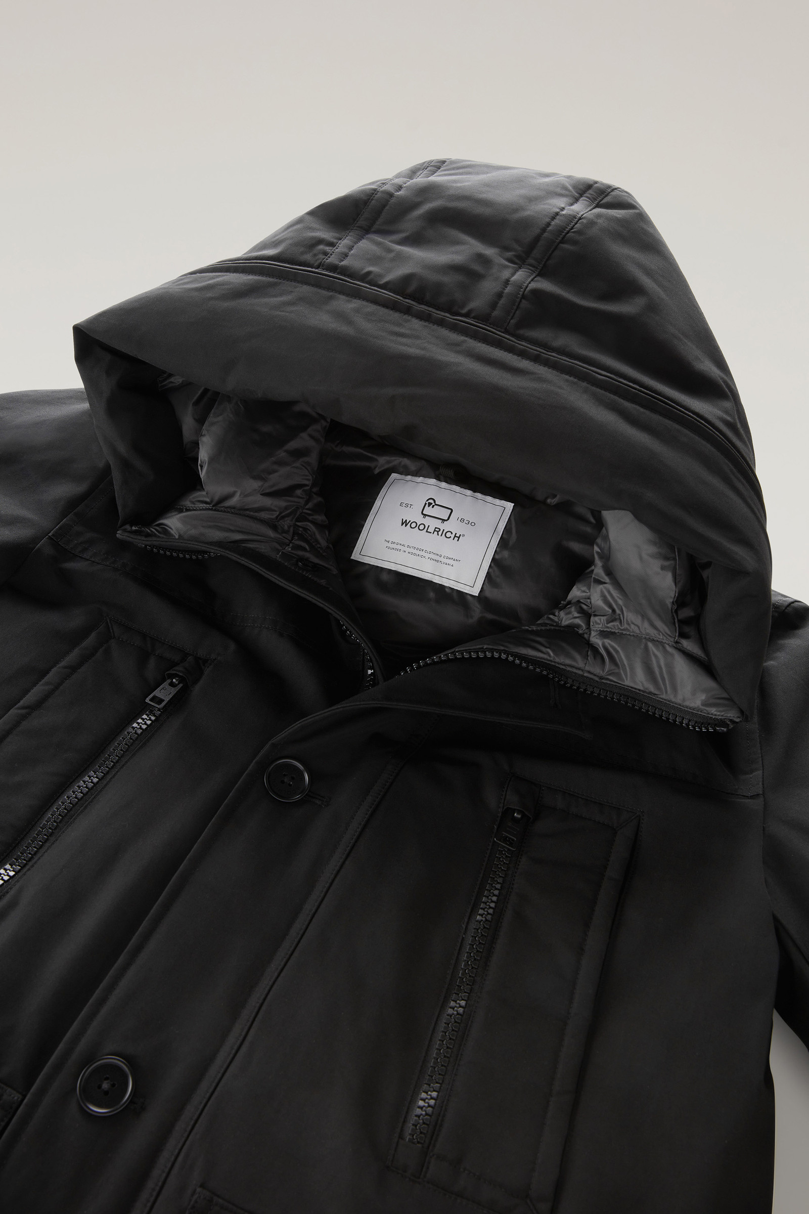 Arctic Parka Evolution de Ramar Cloth negro photo 6 | Woolrich