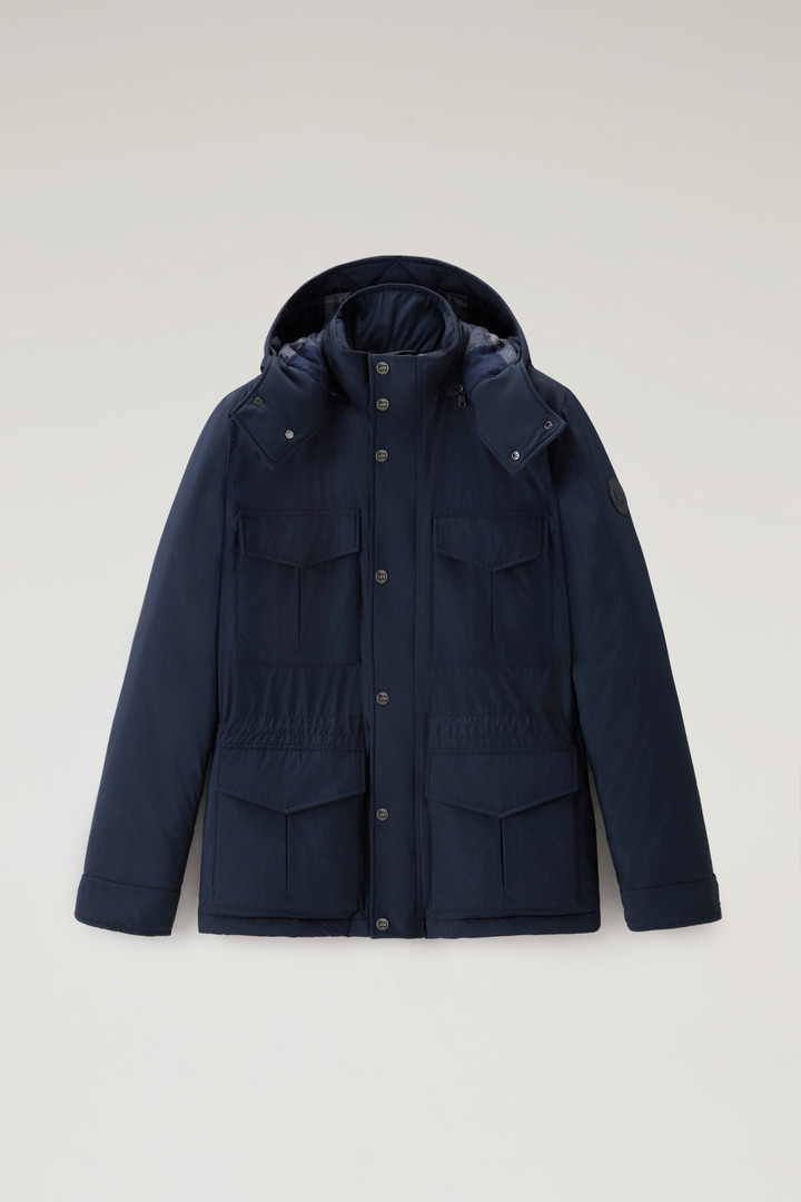 Aleutian Field Jacket in Taslan Nylon with Detachable Hood Blue photo 1 | Woolrich