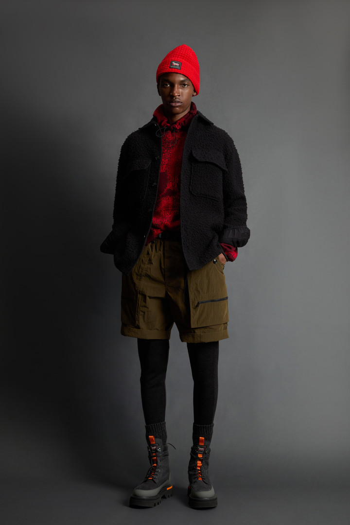 Overshirt aus italienischer Schurwollmischung aus dem Casentino by Todd Snyder Schwarz photo 2 | Woolrich
