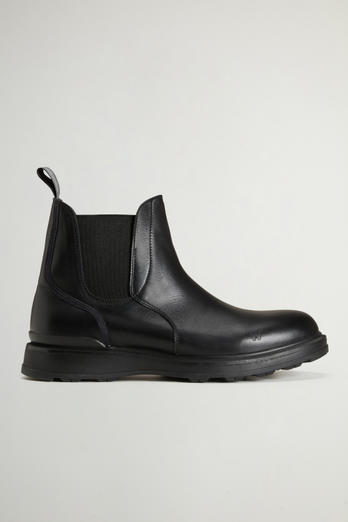 Stone Grove Stiefel aus Kalbsleder Schwarz | Woolrich