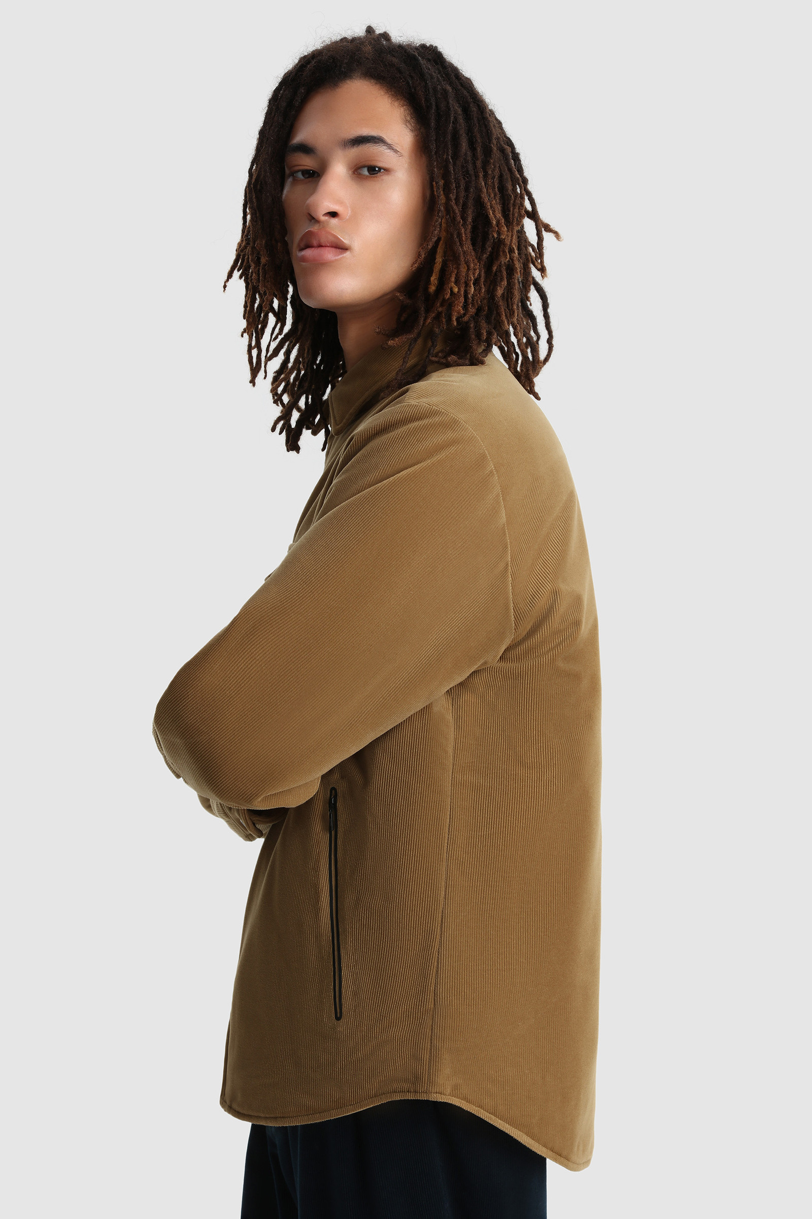 Corduroy insulated GORE-TEX shirt