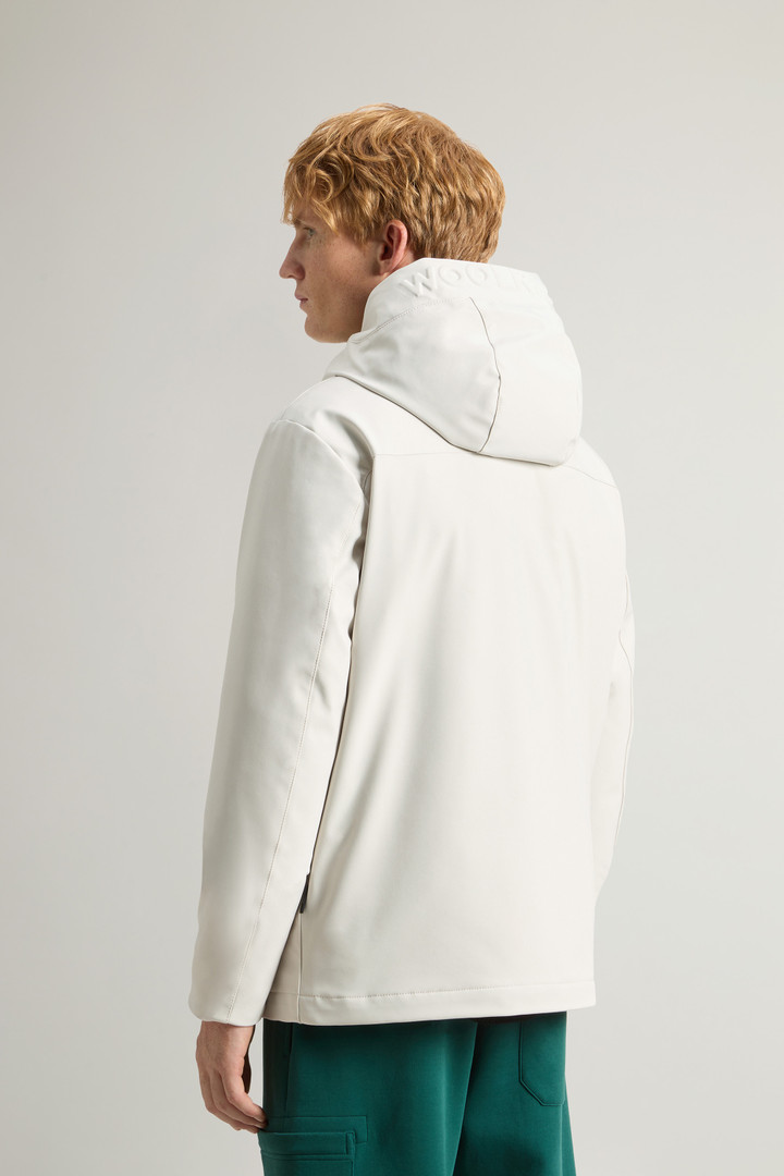 Pacific Jacket in Tech Softshell White photo 3 | Woolrich