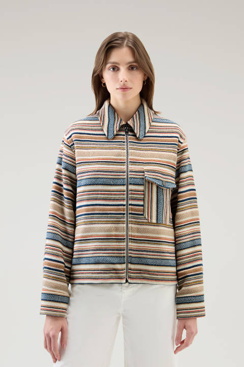 Chaqueta camisera Gentry de mezcla de algodón reciclado Manteco Multicolor | Woolrich