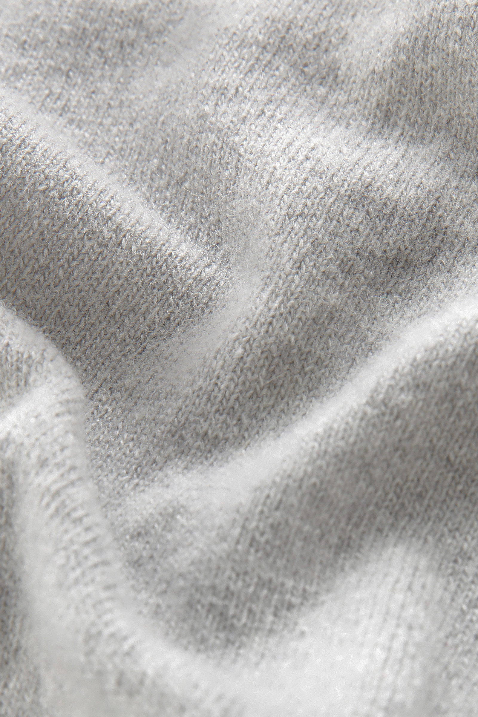 Mixed Wool and Cashmere V-Neck Sweater Grey photo 8 | Woolrich