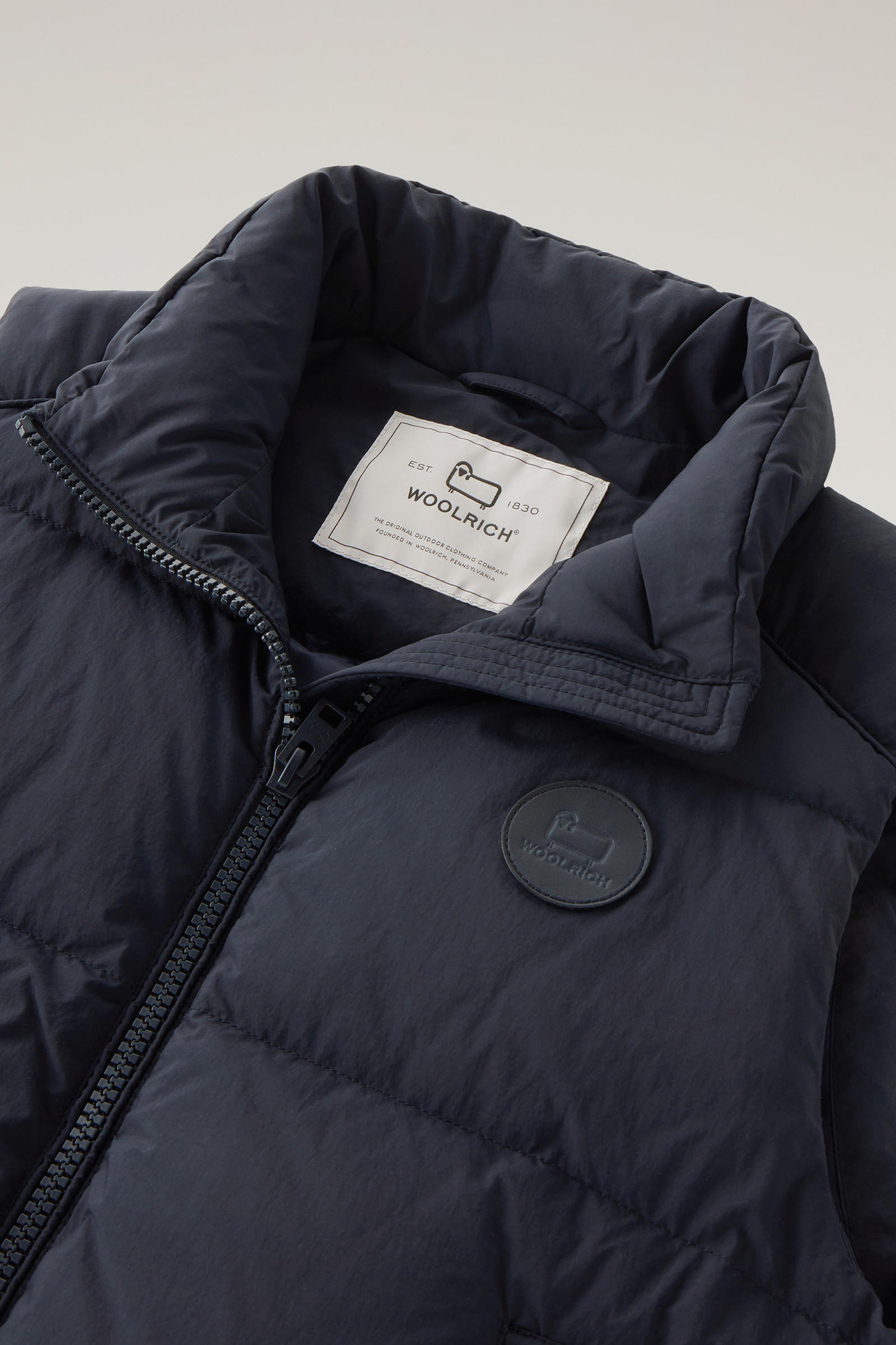 Veste sans manches matelassée en nylon Eco Taslan bleu photo 6 | Woolrich