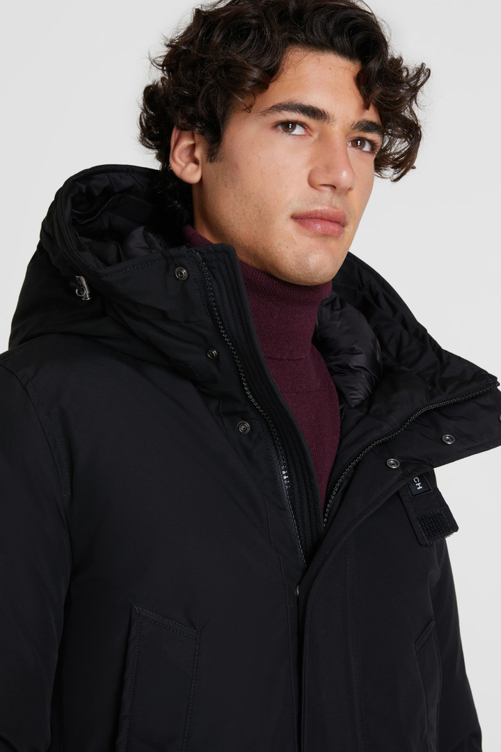 Polar Parka met hoge kraag, coyotebont