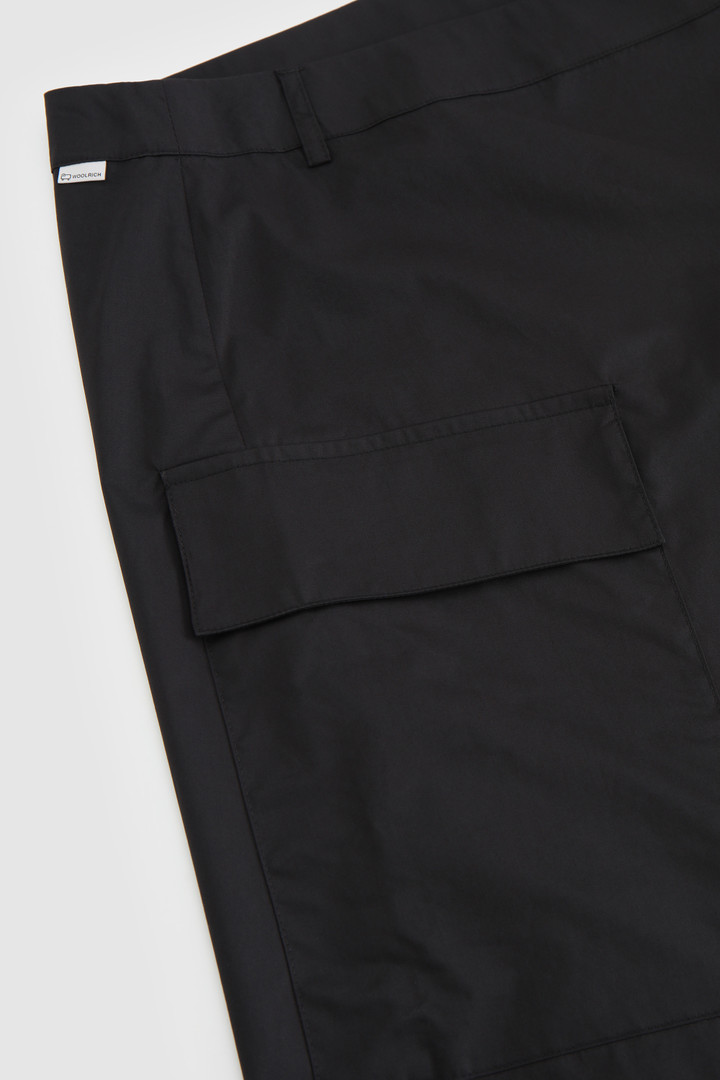 Wikkelrok van poplin katoen Zwart photo 6 | Woolrich