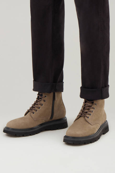 New City Boots in Nabuk Brown photo 2 | Woolrich