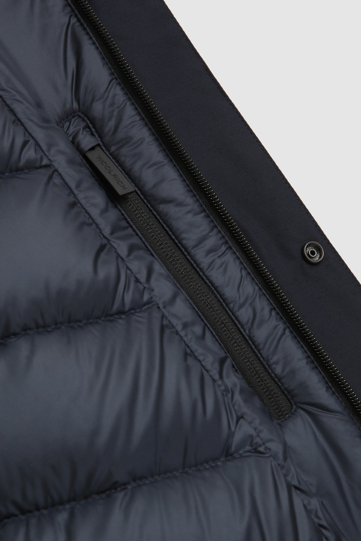 Polarguard Parka in mixed nylon and Italian wool