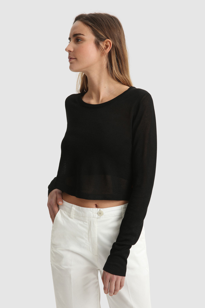 Long-sleeve crew neck