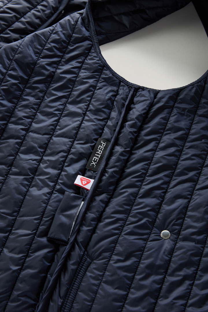 Quilted Vest in Recycled Pertex Quantum Blue photo 9 | Woolrich