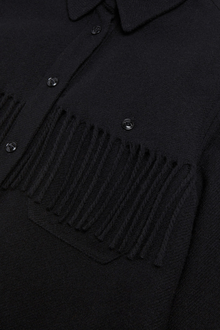 Stag Overshirt mit Fransen