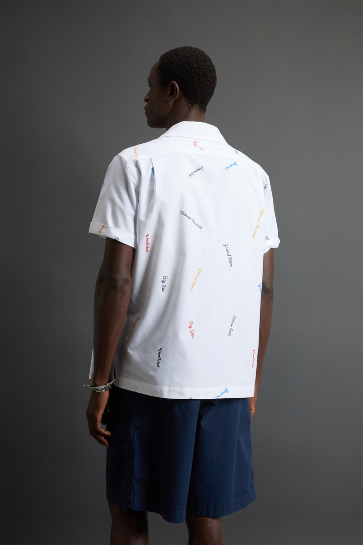 Pure Cotton Shirt with Embroidery by Todd Snyder White photo 3 | Woolrich