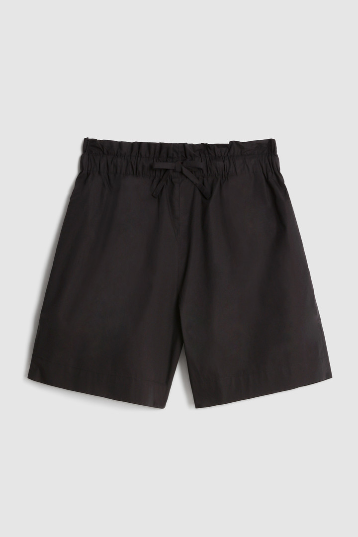Shorts aus Baumwollpopeline Schwarz photo 4 | Woolrich
