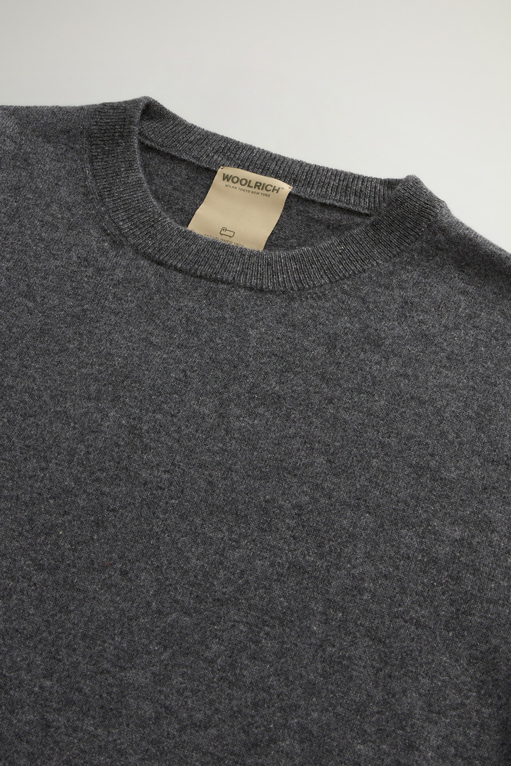 Pure Cashmere Crewneck Sweater Gray photo 6 | Woolrich