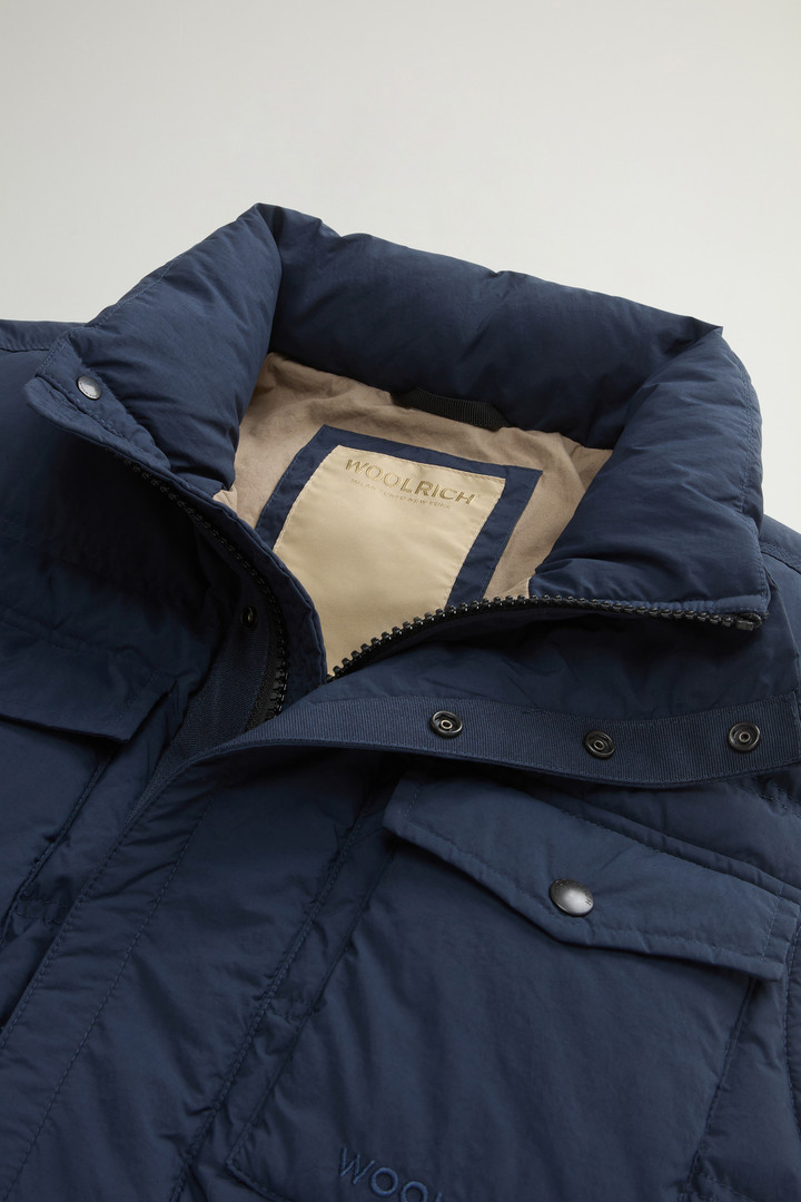 Garment-Dyed Quilted Nylon Vest Blue photo 6 | Woolrich