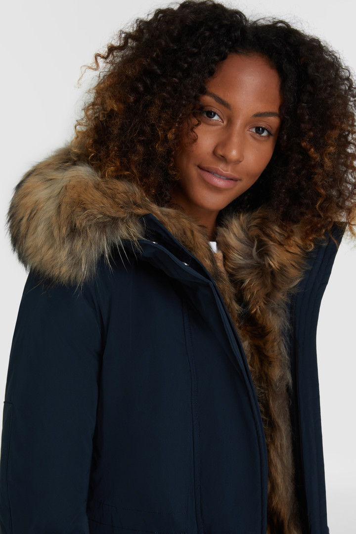 Parka Military en fourrure de viverrin