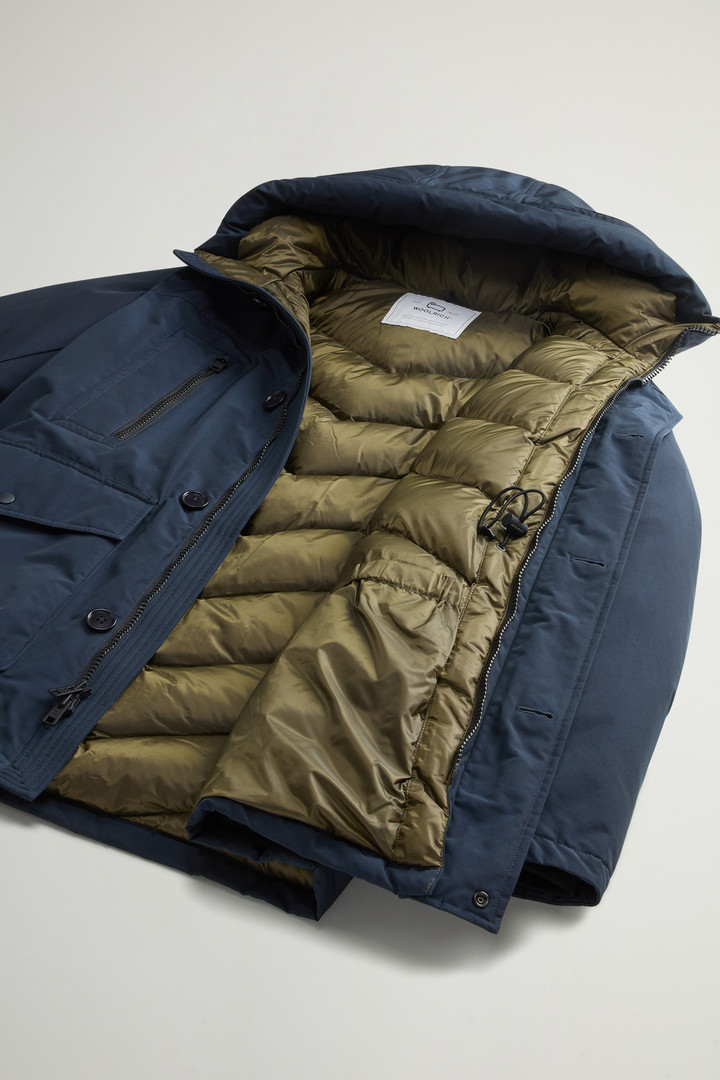 Arctic Parka Evolution in Ramar Cloth Blue photo 11 | Woolrich