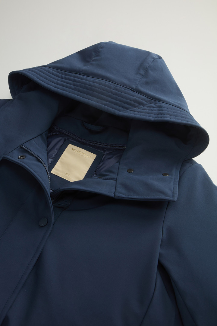 Firth Parka 2 in 1 in Tech Softshell Blu photo 6 | Woolrich