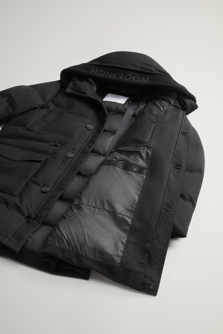 Parka avec visière amovible en laine Noir photo 10 | Woolrich