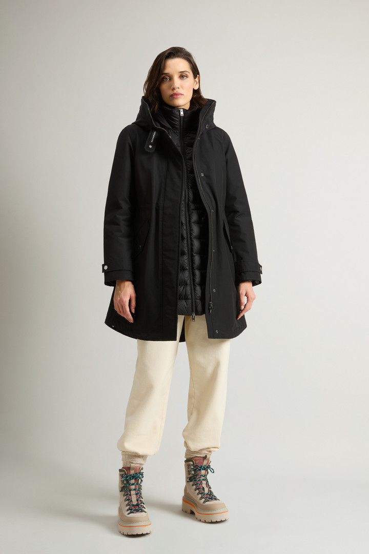 Parka 3 in 1 in Ramar Cloth Nero photo 2 | Woolrich