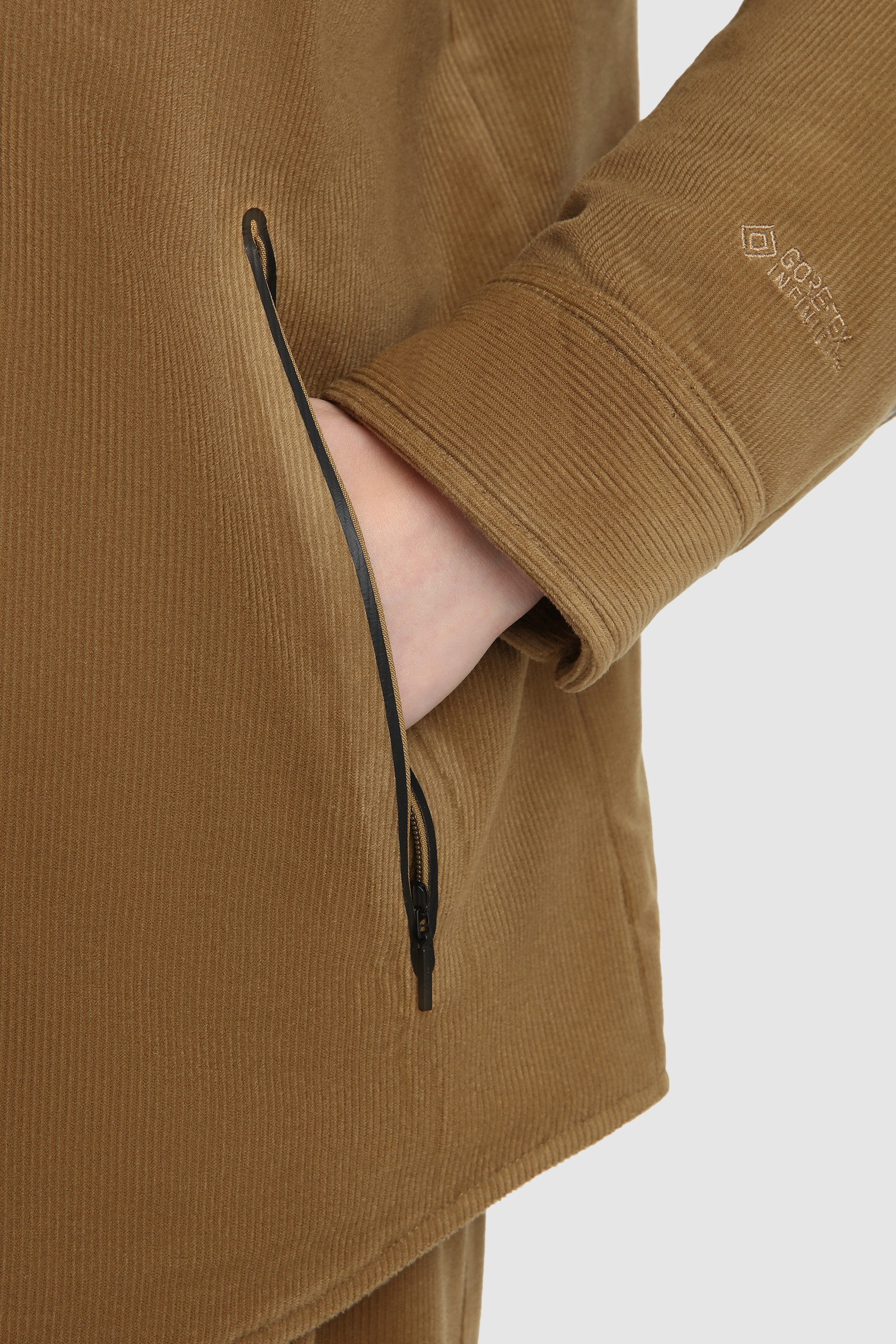 Corduroy insulated GORE-TEX shirt