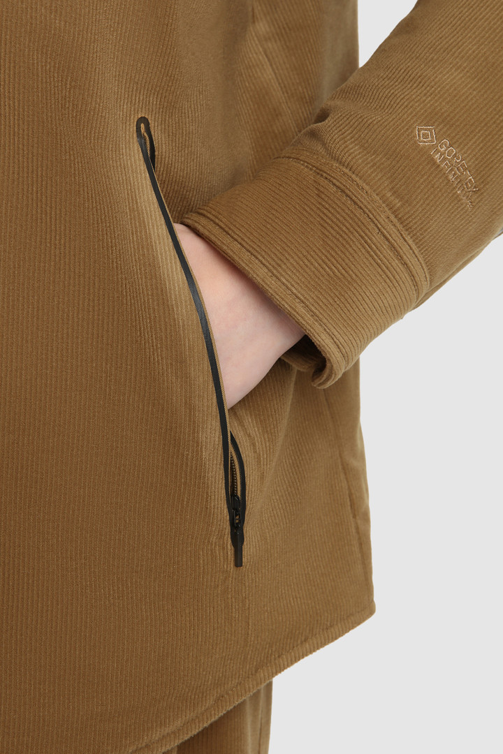 Corduroy insulated GORE-TEX shirt